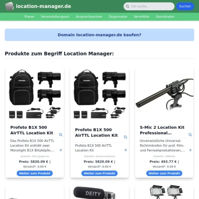 Screenshot location-manager.de