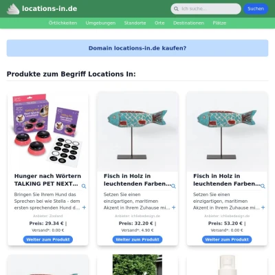 Screenshot locations-in.de