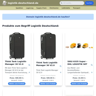 Screenshot logistik-deutschland.de