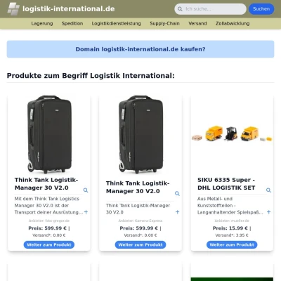 Screenshot logistik-international.de