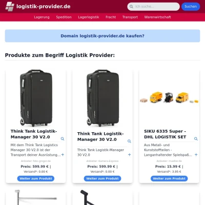 Screenshot logistik-provider.de