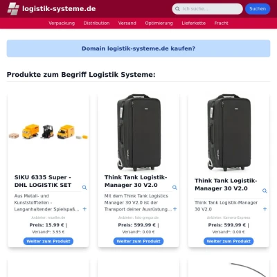 Screenshot logistik-systeme.de