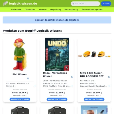 Screenshot logistik-wissen.de