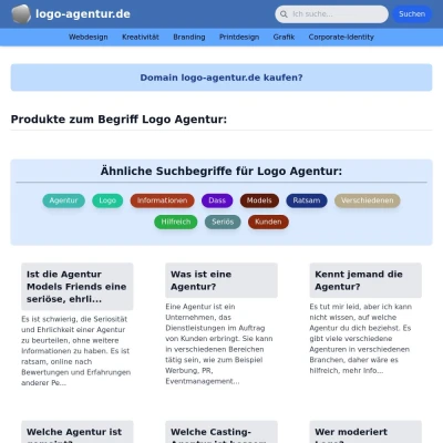 Screenshot logo-agentur.de