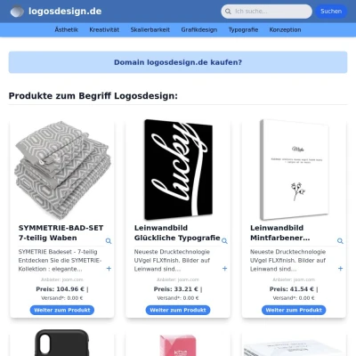 Screenshot logosdesign.de