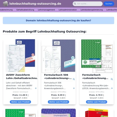 Screenshot lohnbuchhaltung-outsourcing.de