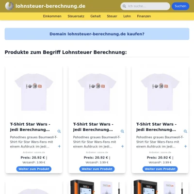 Screenshot lohnsteuer-berechnung.de