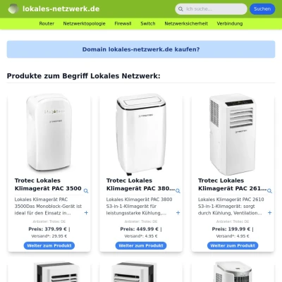 Screenshot lokales-netzwerk.de