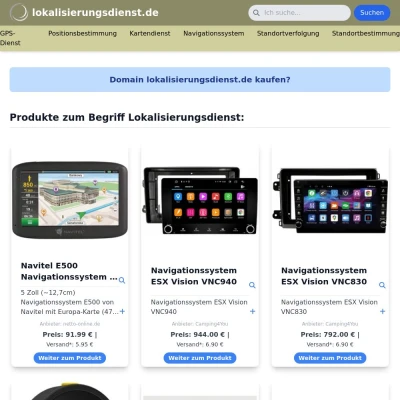 Screenshot lokalisierungsdienst.de