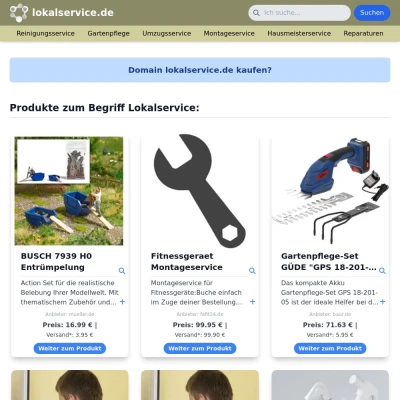 Screenshot lokalservice.de