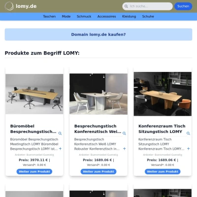 Screenshot lomy.de