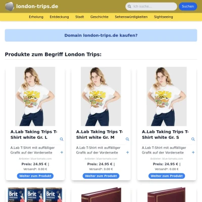 Screenshot london-trips.de