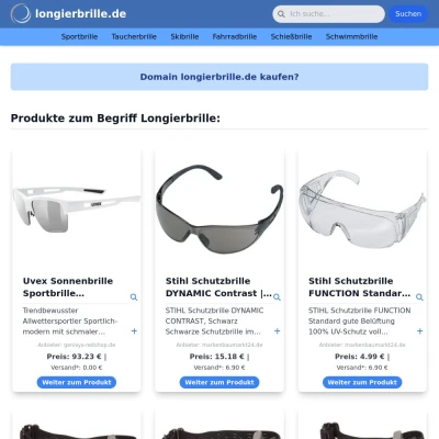 Screenshot longierbrille.de