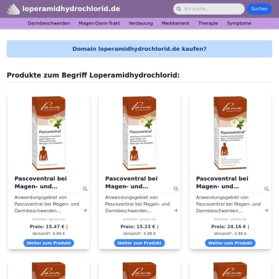 Screenshot loperamidhydrochlorid.de