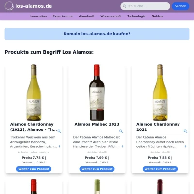 Screenshot los-alamos.de