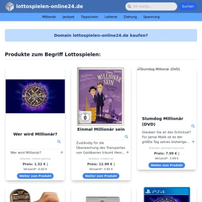 Screenshot lottospielen-online24.de