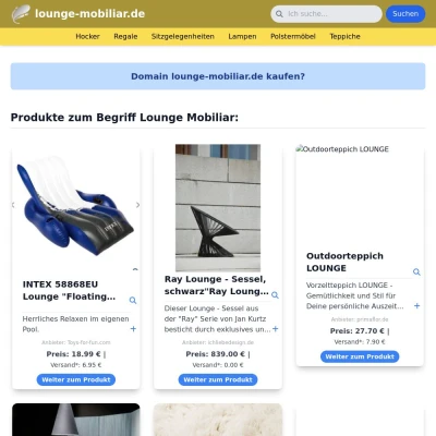 Screenshot lounge-mobiliar.de