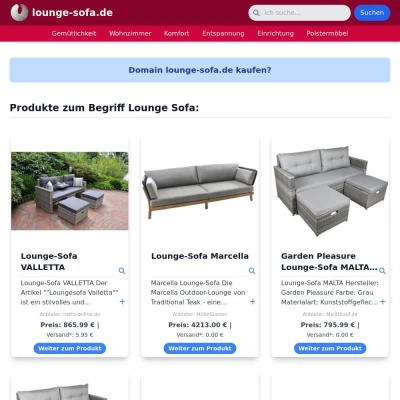 Screenshot lounge-sofa.de