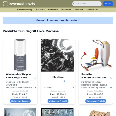 Screenshot love-machine.de