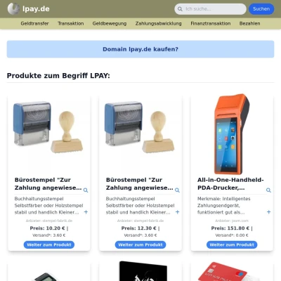 Screenshot lpay.de