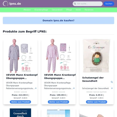 Screenshot lpns.de
