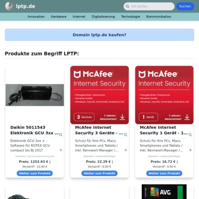 Screenshot lptp.de
