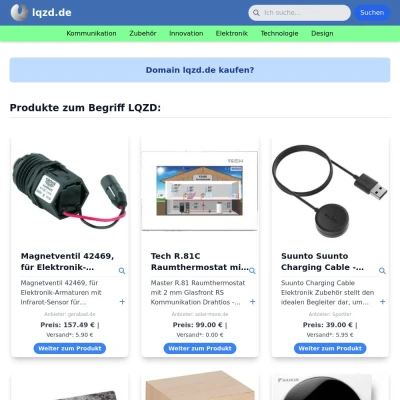 Screenshot lqzd.de