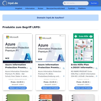 Screenshot lrpd.de