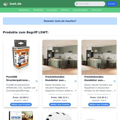 Screenshot lswt.de