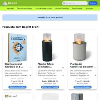 Screenshot ltcx.de