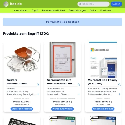 Screenshot ltdc.de
