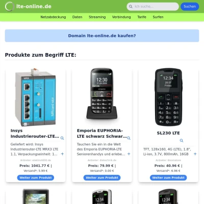 Screenshot lte-online.de