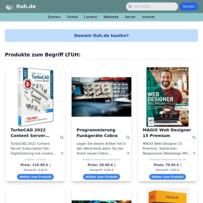 Screenshot ltuh.de