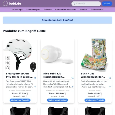 Screenshot ludd.de