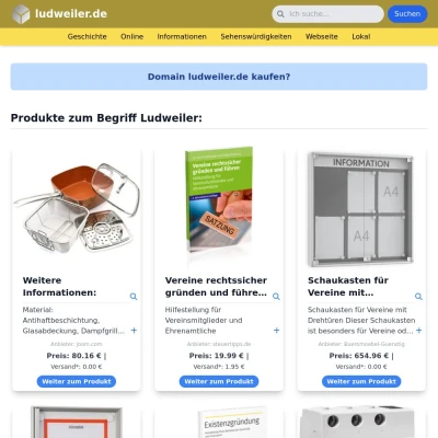 Screenshot ludweiler.de