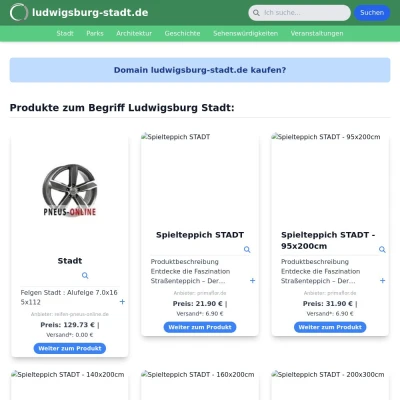 Screenshot ludwigsburg-stadt.de