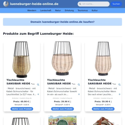 Screenshot lueneburger-heide-online.de