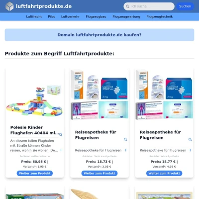Screenshot luftfahrtprodukte.de