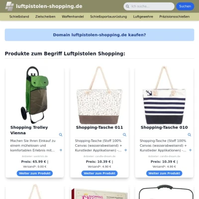 Screenshot luftpistolen-shopping.de