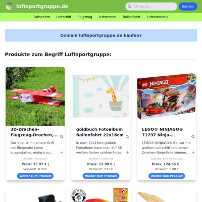 Screenshot luftsportgruppe.de