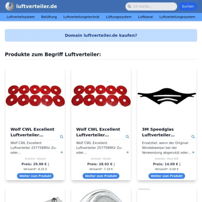 Screenshot luftverteiler.de