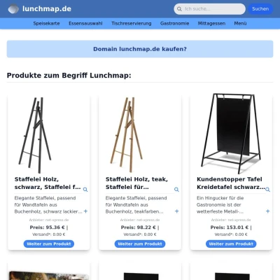 Screenshot lunchmap.de