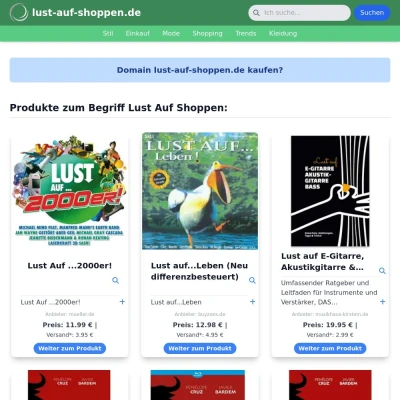 Screenshot lust-auf-shoppen.de