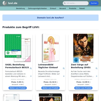 Screenshot luvi.de