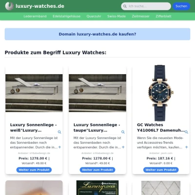 Screenshot luxury-watches.de