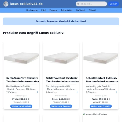 Screenshot luxus-exklusiv24.de