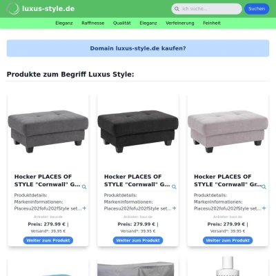 Screenshot luxus-style.de