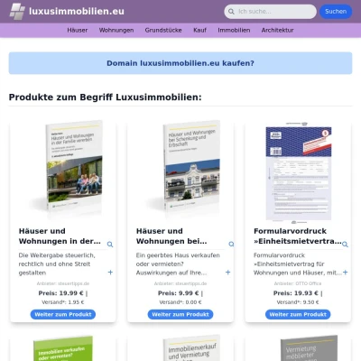 Screenshot luxusimmobilien.eu