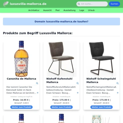 Screenshot luxusvilla-mallorca.de