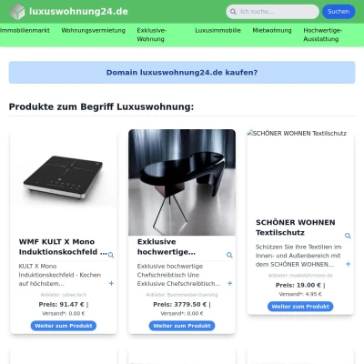 Screenshot luxuswohnung24.de